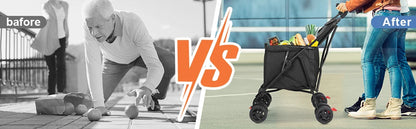 Multifunctional Cart Folding Portable  Durable Lightweight Market Purchase Bag Trolley,Pet Stroller,For Picnic