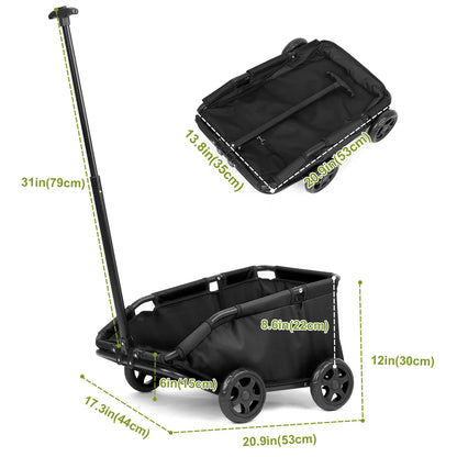 4 Wheels lightweight Folding Dog Teddy Stroller Dog Cat Pet Stroller for Travelling Shopping Walking Playing for Small Dogs Cats