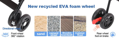 Multifunctional Cart Folding Portable  Durable Lightweight Market Purchase Bag Trolley,Pet Stroller,For Picnic