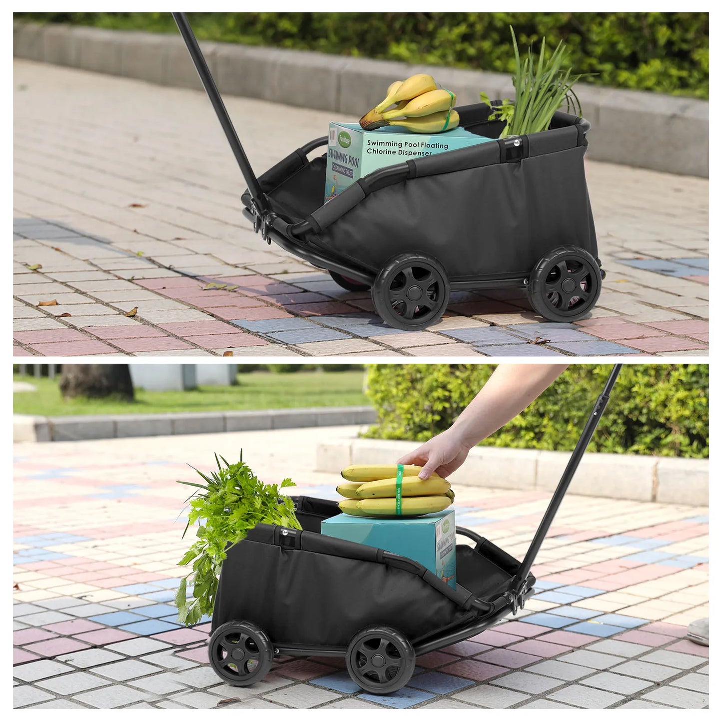 4 Wheels lightweight Folding Dog Teddy Stroller Dog Cat Pet Stroller for Travelling Shopping Walking Playing for Small Dogs Cats